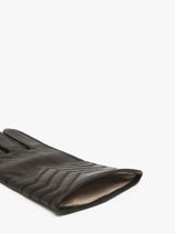 Handschoenen Isotoner Zwart women gloves 85359-vue-porte